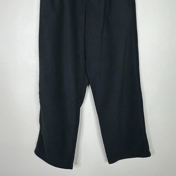 SKIMS Pants Women M Onyx Boyfriend Fleece Lounge Classic Straight Leg Soft Cozy - Picture 4 of 11